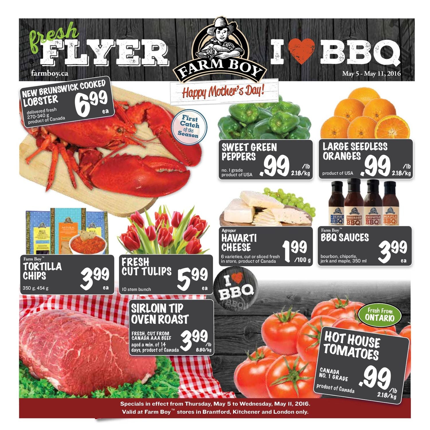 farm boy weekly flyer fresh specials happy mothers day may 5 farmboy flyer