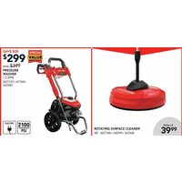 Craftsman Pressure Washer - Rotating Surface Cleaner