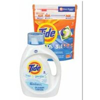 Tide Liquid Laundry Detergent, Tide Pads