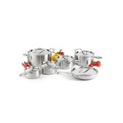 Lagostina Academy Clad 12 Piece Stainless Steel Cookware Set - $299.99 (70% off)