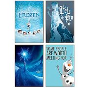 Disney Frozen Movie Poster Wall Art Collection - $10.99 ($6.00 Off)