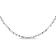 10k White Gold 0.8mm Box Chain Necklace - 22" - $155.40 ($103.60 Off)