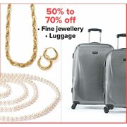 Fine Jewellery & Luggage - Up to 70% off