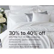 Distinctly Home Bedding Collections, Quilts and Throws - 30-40% off