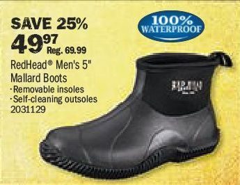 redhead mallard boots