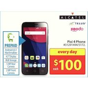 Alctel Pixi 4 Phone  - $100.00