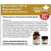 BroccoGen 10 & BroccoFusion Sulforaphane Ointment - 20% off