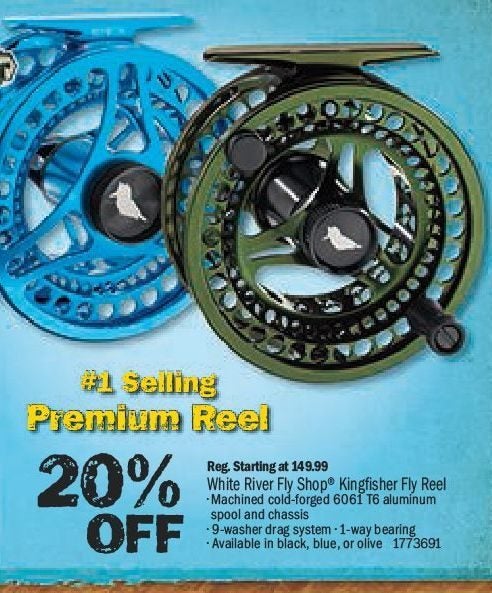 Bass Pro Shops: White River Fly Shop Kingfisher Fly Reel 