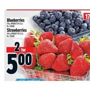 Blueberries, Strawberries  - 2/$5.00