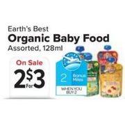 Earth's Best Organic Baby Food - 2/$3.00