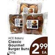 ACE Bakery Classic Gourmet Burger Buns - $2.99