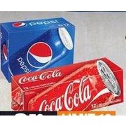 Coca-Cola, Pepsi or Canada Dry Soft Drinks - $3.79
