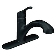 Moen Renzo Black Pull-Out Kitchen Faucet - $134.00 ($15.00 off)
