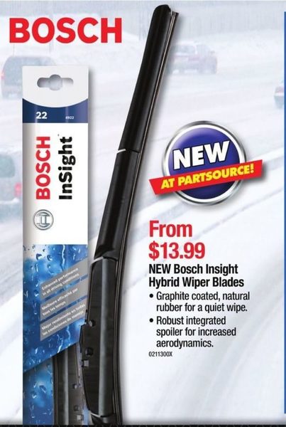 Partsource New Bosch Insight Hybrid Wiper Blades Redflagdeals Com