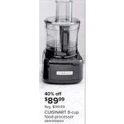 Cuisinart Noir Eight-Cup Food Processor - $89.99 (40% off)