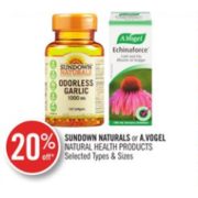 20% Off A.Vogel Natural Health Products