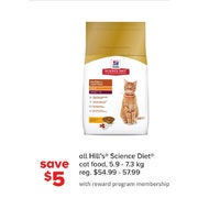 All Hills Science Diet Cat Food - $5.00 off