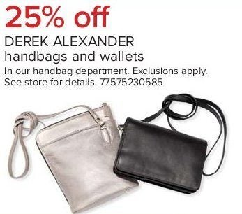 The Bay Derek Alexander Handbags And Wallets Redflagdeals The Bay Derek Alexander Handbags And Wallets 25 Off