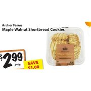 Archer Farms Maple Walnut Shortbread Cookies - $2.99/240g ($1.00 off)