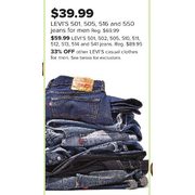 Levi's 501, 505, 516 And 550 Jeans For Men - $39.99