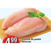 Boneless Chicken Breast - $4.99/lb