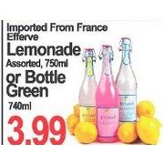 Efferve Lemonade Or Bottle Green - $3.99