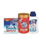 Finish Dishwashing Detergent Dishwasher Cleaners or Jet--Dry Rinse Agents, Resolve Stain Remover Products, Woolite Laundry Deterge