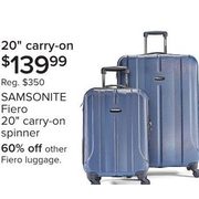 samsonite fiero 20