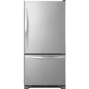 Whirlpool 30" 18.7 Cu. Ft. Bottom Freezer Refrigerator with LED Lighting - Stainless Steel - $1299.99
