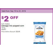 G.H. Cretors Chicago Mix Popped Corn - $4.49 ($2.00 off)