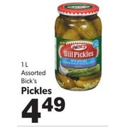 Bick's Pickles - $4.49