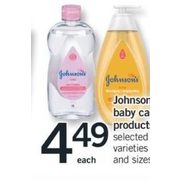 Johnson's Baby Care Products - $4.49