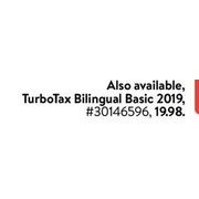 Intuit TurboTax Bilingual Basic 2019 - $19.98