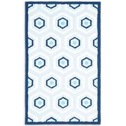 Safavieh Kids Hexagon Print Rug In Blue/ivory - $159.99 - $239.99