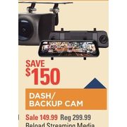 Reload Streaming Media Dash Camera And Backup Camera - $149.99 ($150.00 off)