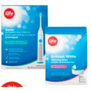 Life Brand Whitening Strips, Rechargeable Power Toothbrush or Refills - Up to 15% off