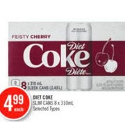 Diet Coke Slim Cans - $4.99