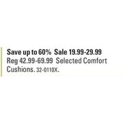 Comfort Cushions - $19.99-$29.99 (Up to 6% off)