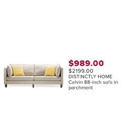 Distinctly Home Calvin 88-Inch Sofa In Parchment - $989.00