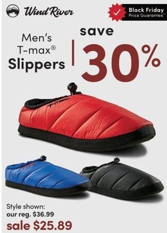 Windriver mens clearance slippers