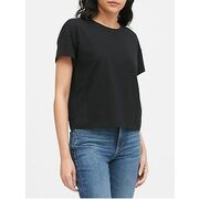 Supima® Cotton Boxy Cropped T-shirt - $27.99 ($7.01 Off)