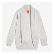 Kid Girls' French Terry Cardi In Light Grey - $17.94 ($6.06 Off)