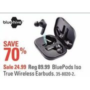 Canadian Tire Bluehive Bluepods Iso True Wireless Earbuds