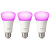 Philips Hue A19 Smart Bluetooth LED Light Bulbs - 3 Pack - White & Colour Ambiance