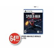 Spider-Man Miles Morales For PS5 - $64.99