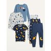 Unisex 6-Piece Graphic Pajama Set For Toddler & Baby - $35.00 ($9.00 Off)