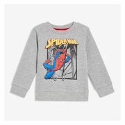 Marvel Spider-Man Sweater In Light Grey Mix - $12.94 ($6.06 Off)