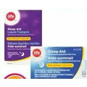 Life Brand Sleep and Extra Strength Caplets or Fastgels - BOGO 50% off