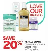 Rexall Brand Oral Health Products - 20% off