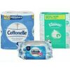 Cottonelle Clean Care or Comfort Care Bathroom Tissue Mega, Kleenex Facial Tissues or Cottonelle Moist Wipes - $6.99